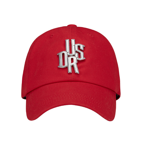 [OURS]Ours Metal Logo Ball Cap (Red)